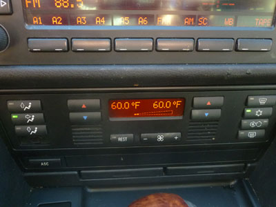 1997 BMW 528i E39 - Climate Controller AC Heater Controls  6411837495111